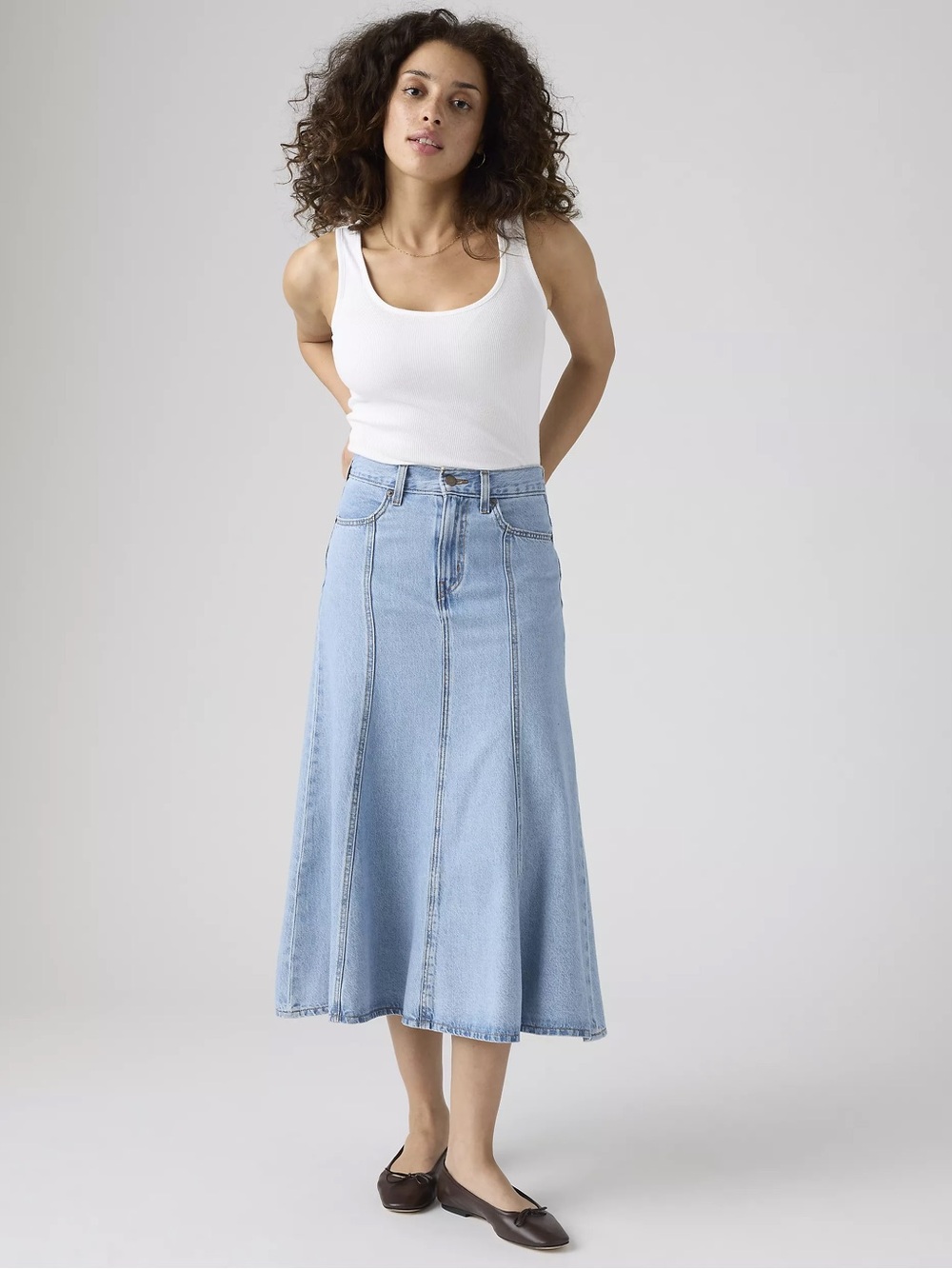 ✨LEVI’S FIT AND FLARE SKIRT SIZE 30